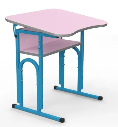 Стіл учнівський 05 №4-6/700х500 рег.нахил без полиці МФ Вересень